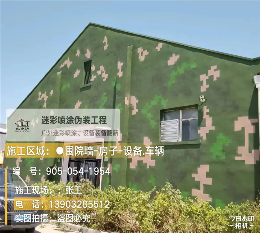 璧山外墙数码迷彩漆施工报价清单（100㎡标准墙面测算）